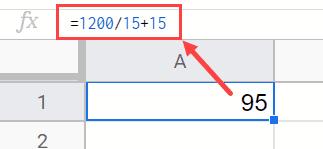 Hướng dẫn cách thực hiện phép chia số, ô hoặc cột trong Google Sheets